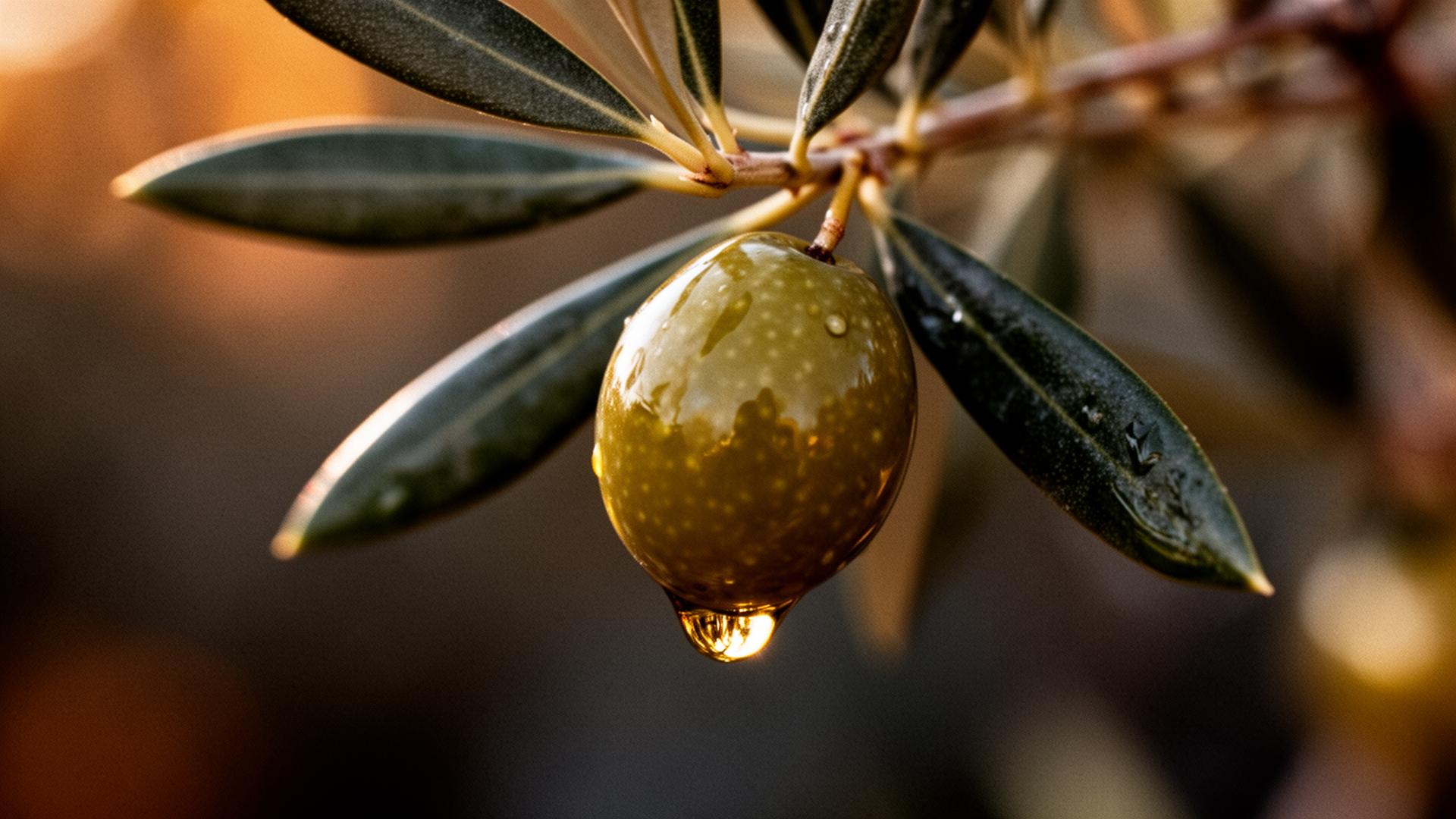 Aceituna Castellana en la rama